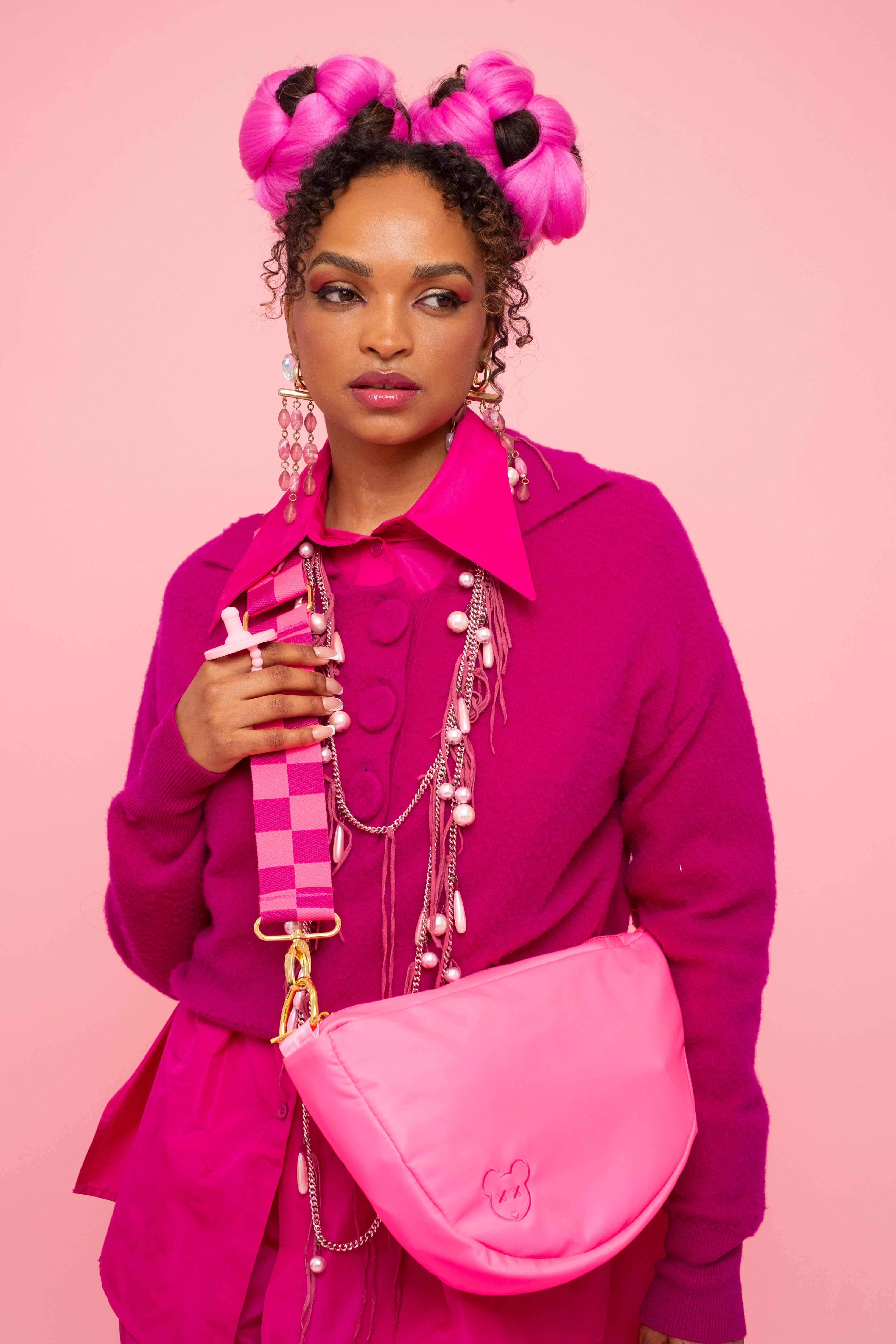 HOT PINK CROSSBODY BAG (seasonal)