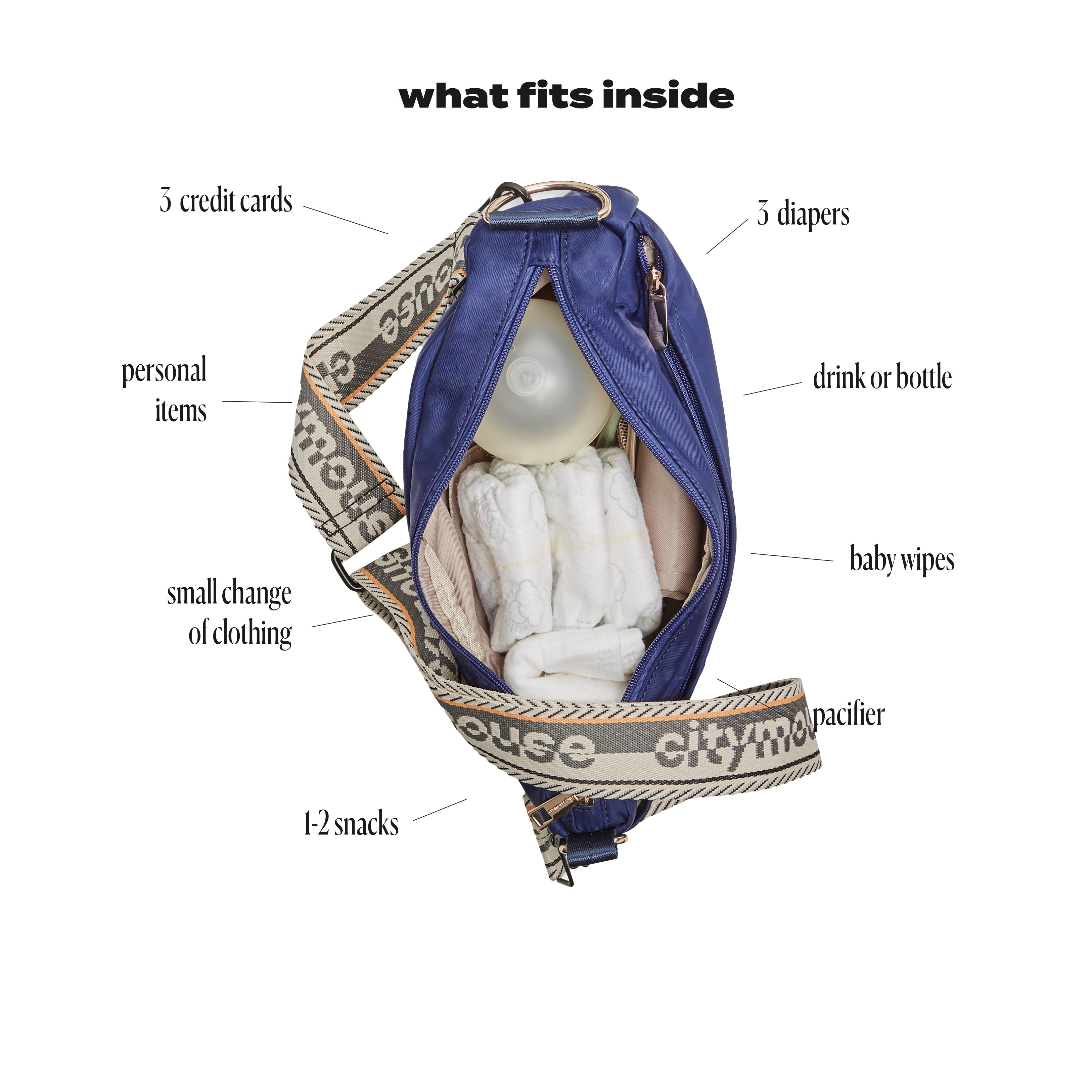 NAVY CROSSBODY BAG