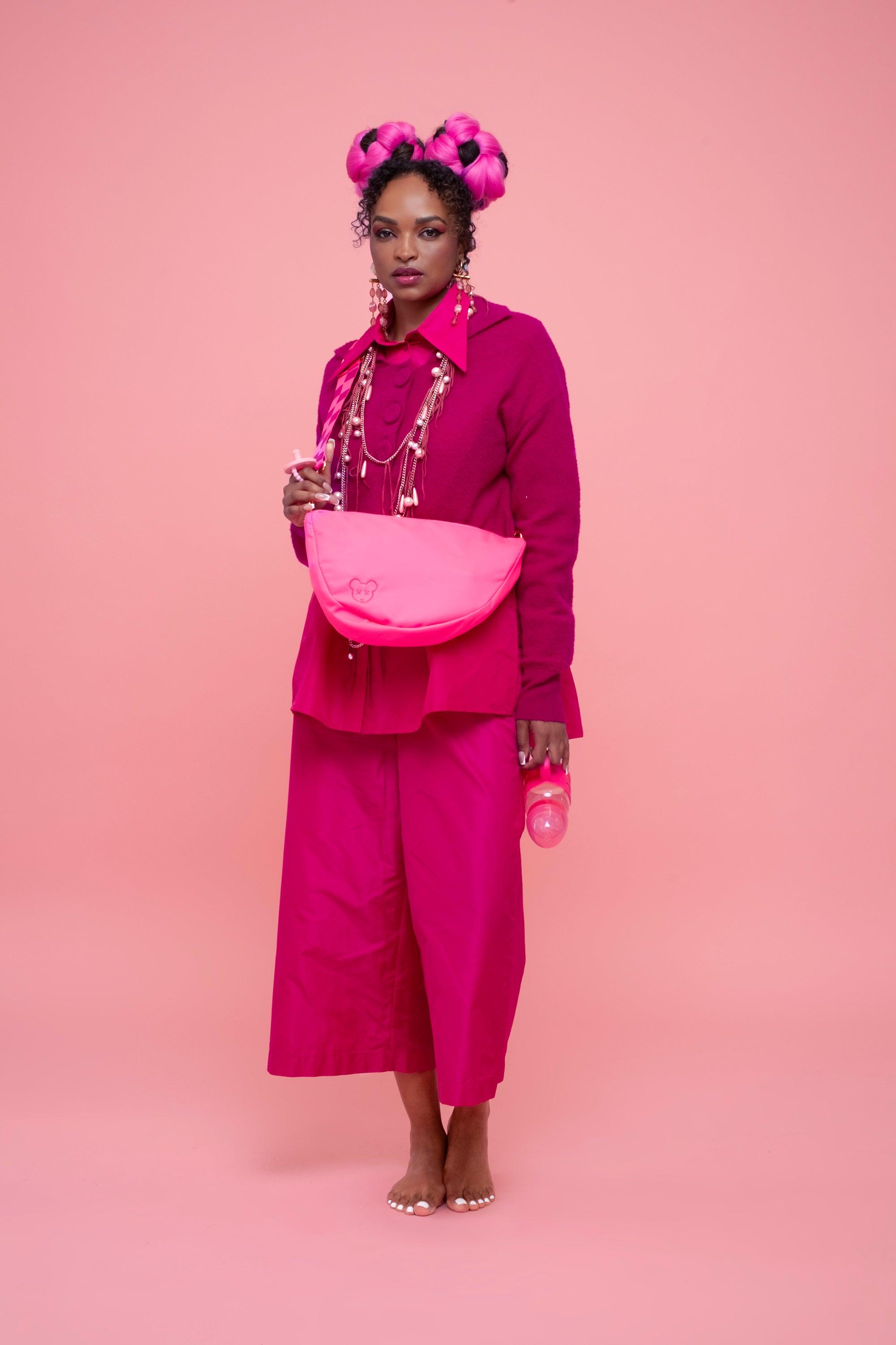 HOT PINK CROSSBODY BAG (seasonal)