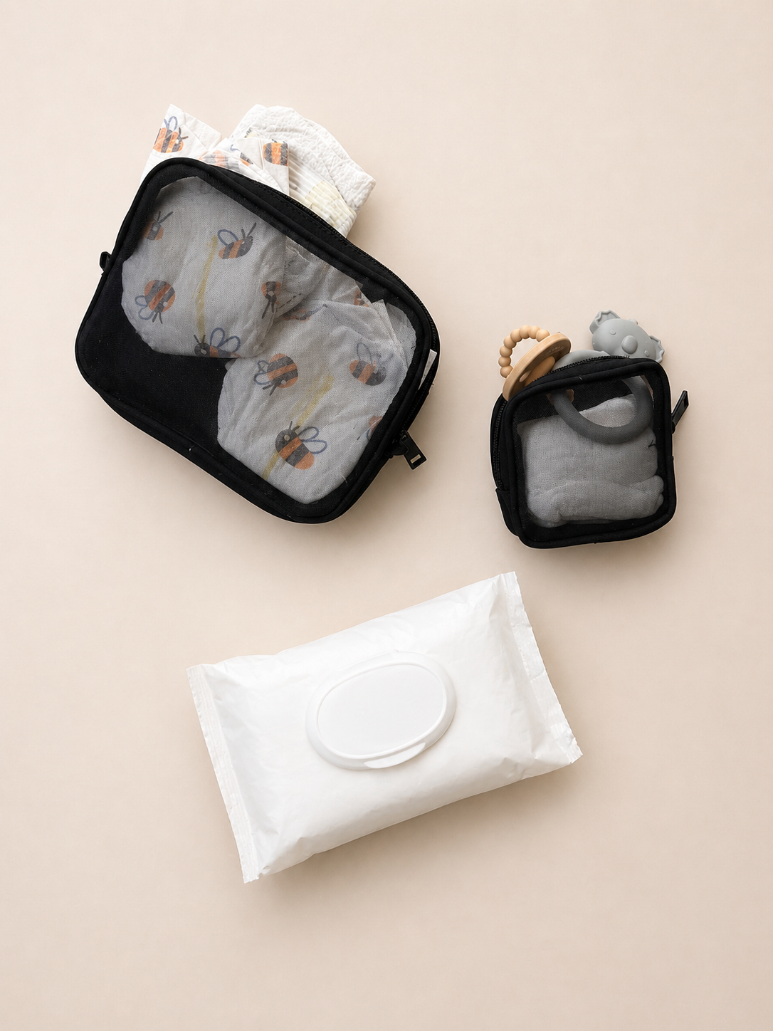 Citymouse® Packing Cube open showing contents on white background