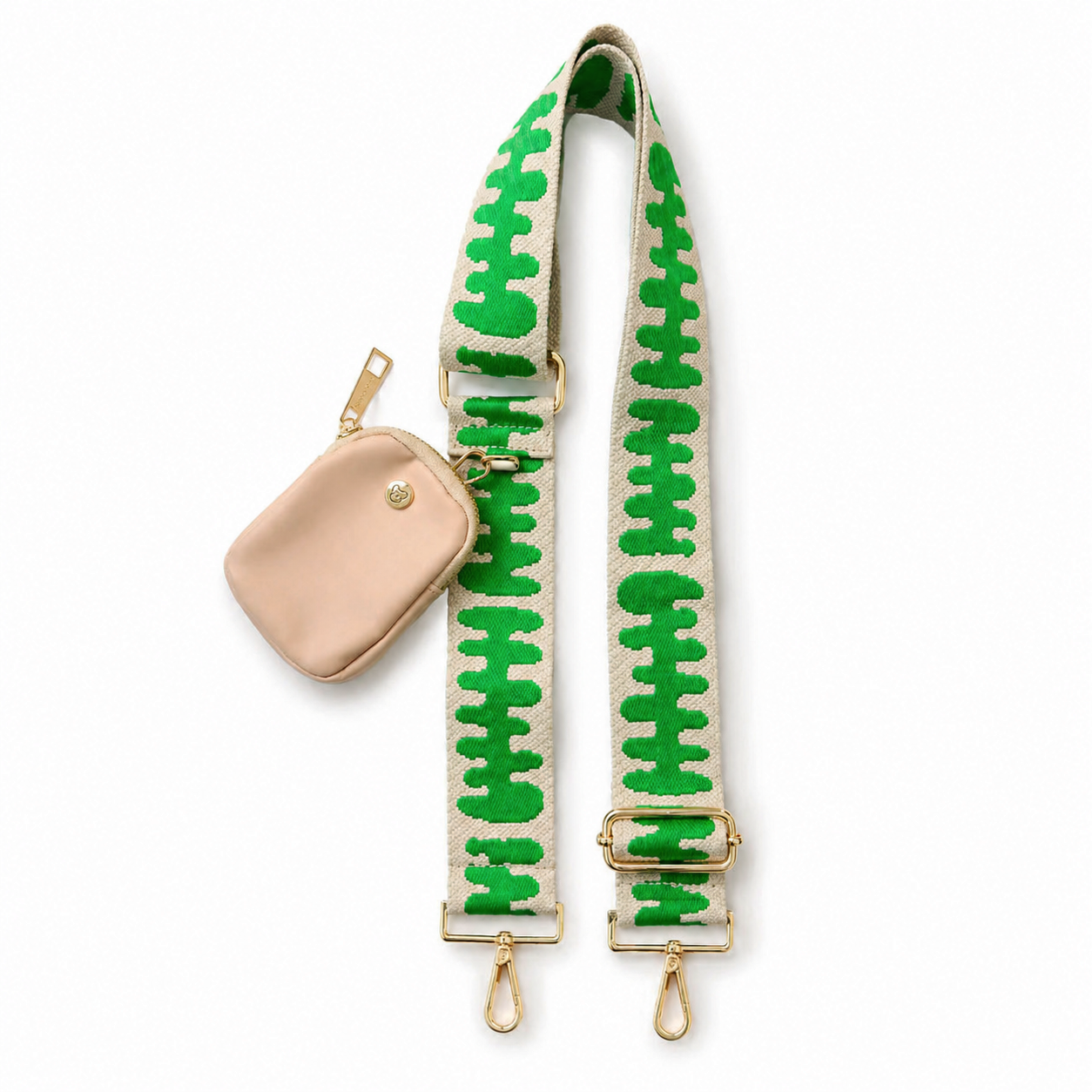 Classic Strap - green wavy