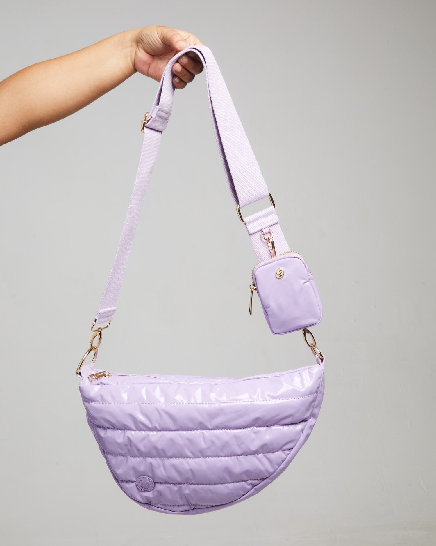 multifunctional sling diaper bag- LAVENDER PUFF (limited edition)