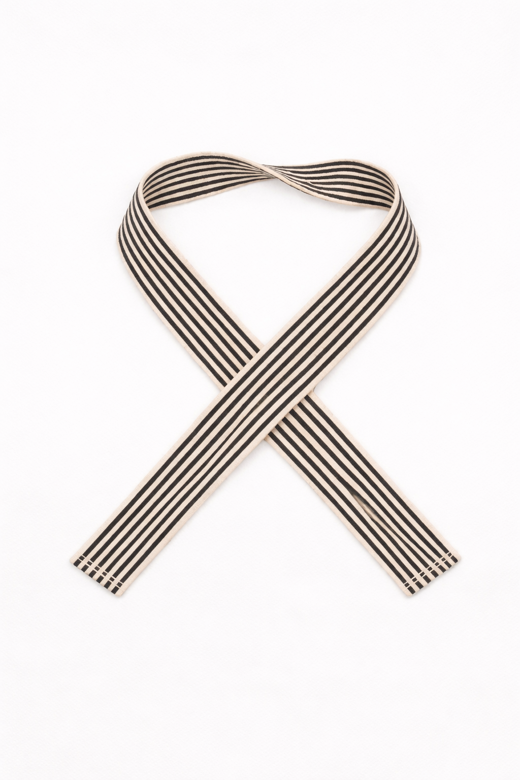 Stripe park bag strap on a white background