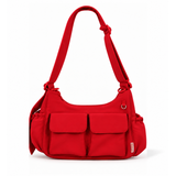 Cargo Crossbody Diaper Bag - Maraschino