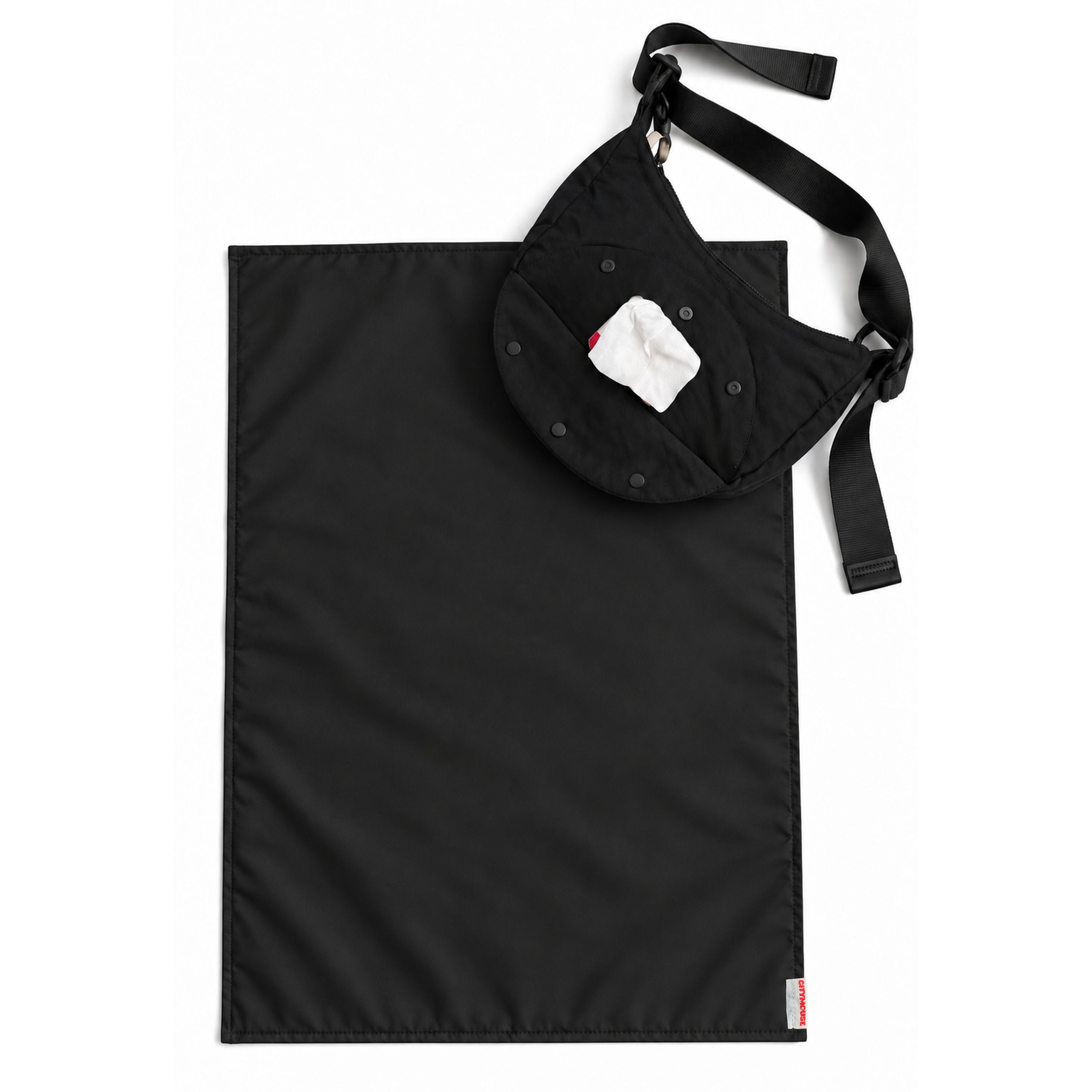 Park Bag Crossbody Diaper Bag Onyx | Citymouse® – citymouse