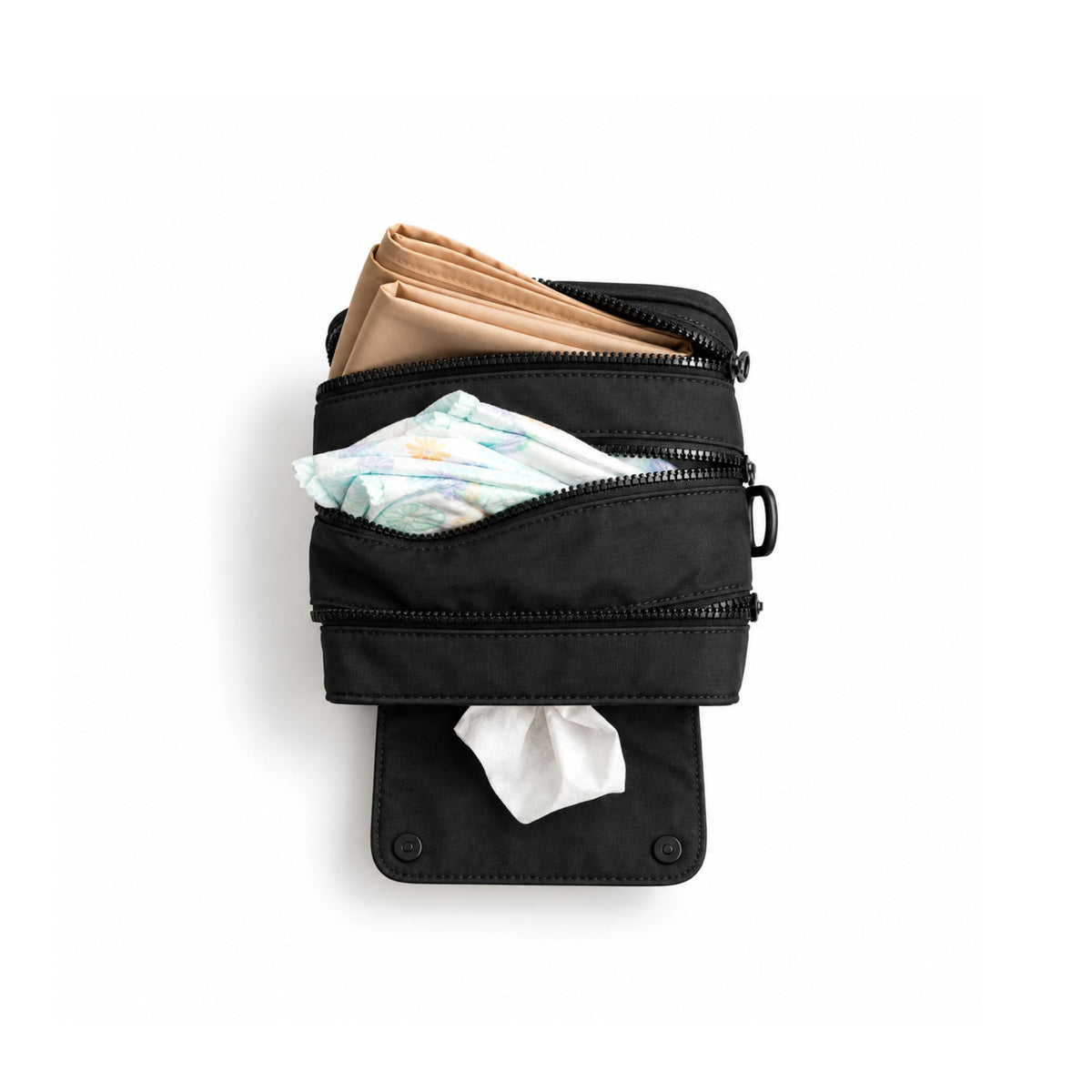 Citymouse Quick Change Cube - Onyx black, alternate view