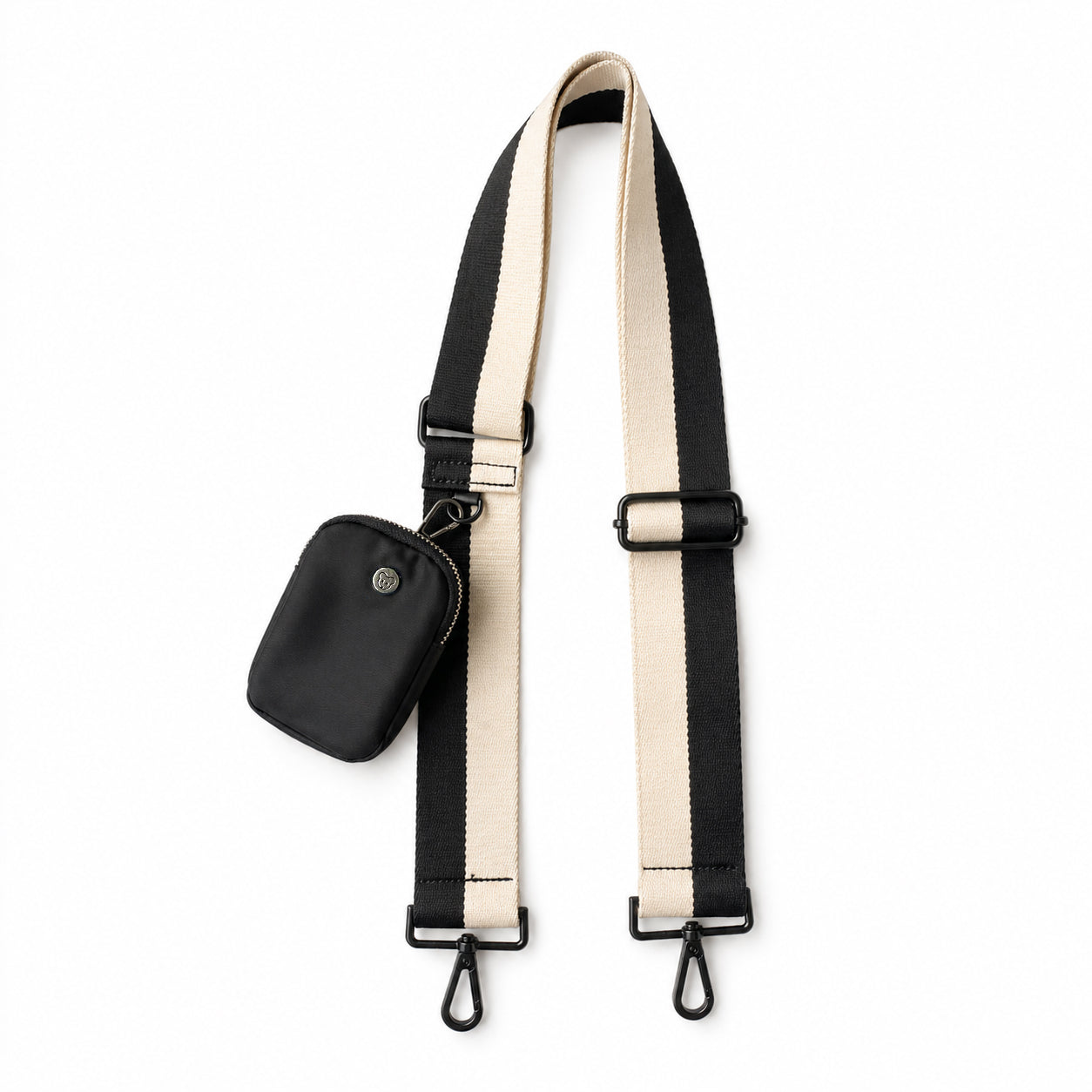 Classic Strap - black + cream colorblock