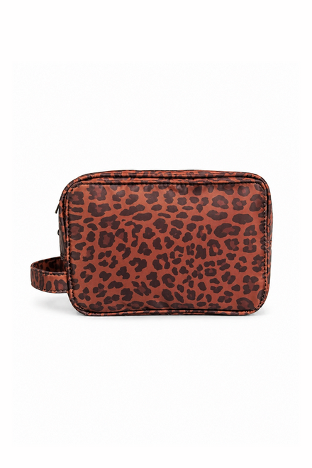 Citymouse® Quick Change Cube in leopard print on a white background