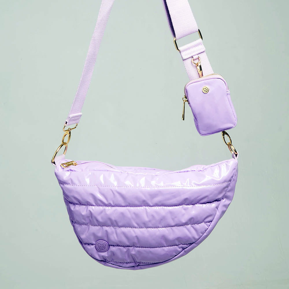 multifunctional sling diaper bag- LAVENDER PUFF (limited edition)